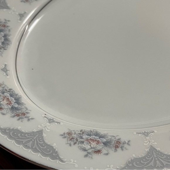 Vintage Silverie Fine China 14" x 10.25" Oval Platter - Picture 4 of 12